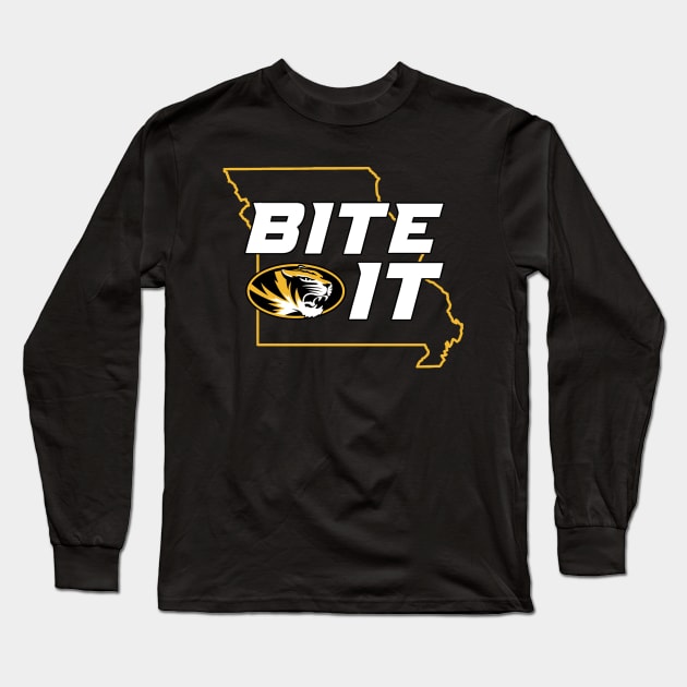 Tiger Bite It Long Sleeve T-Shirt by nicklower